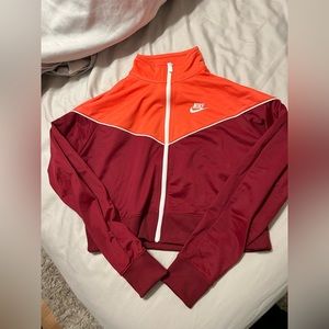 Nike cropped zip up